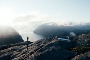 Misty morning on Preikestolen